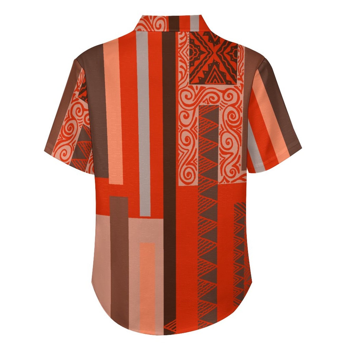 Chemise rouge pacific imprimé gatu