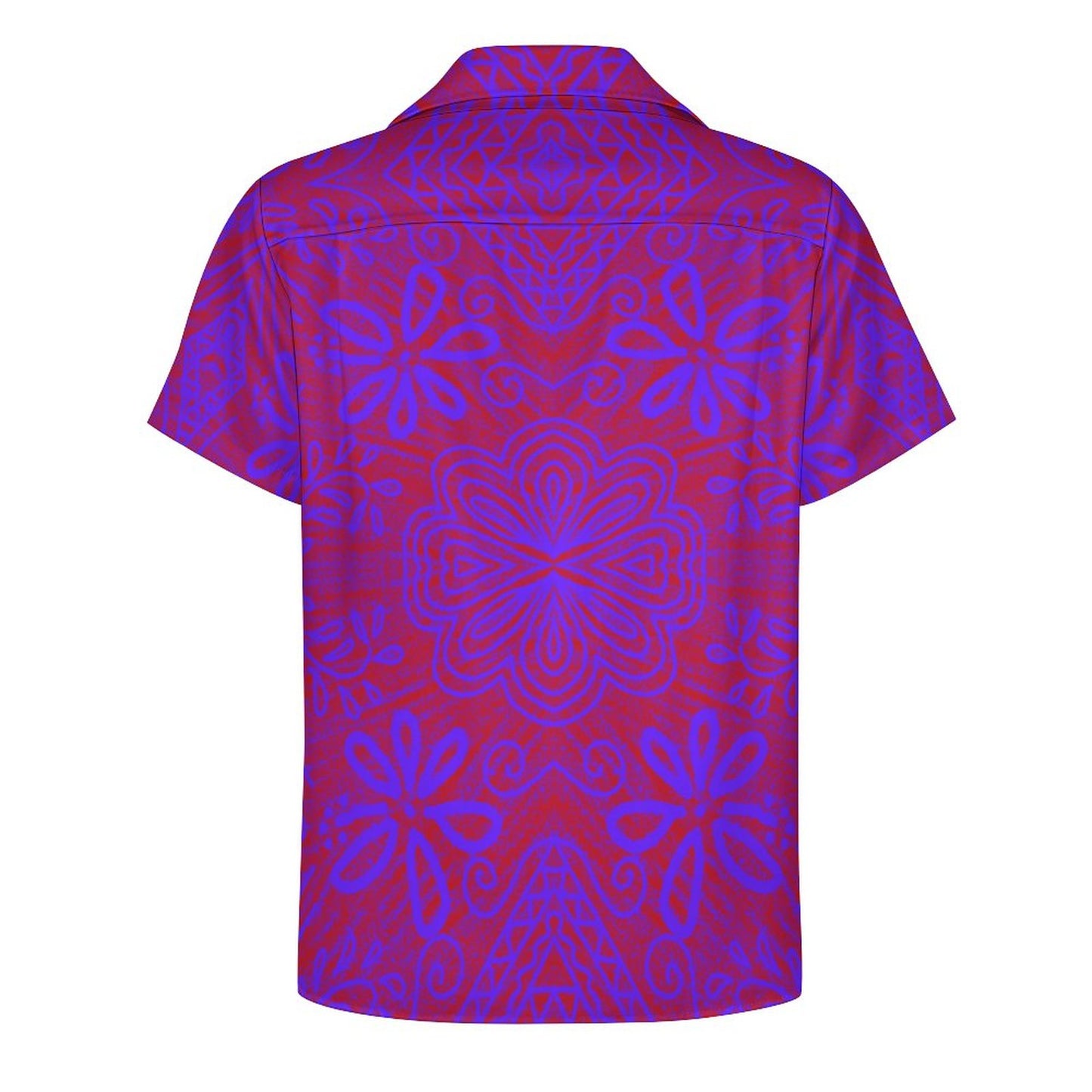 Chemise violet imprimé fleur