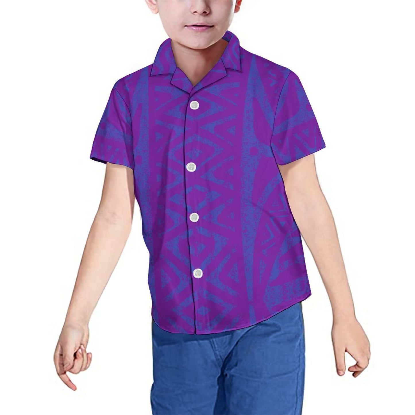 Chemise tita imprimée violet