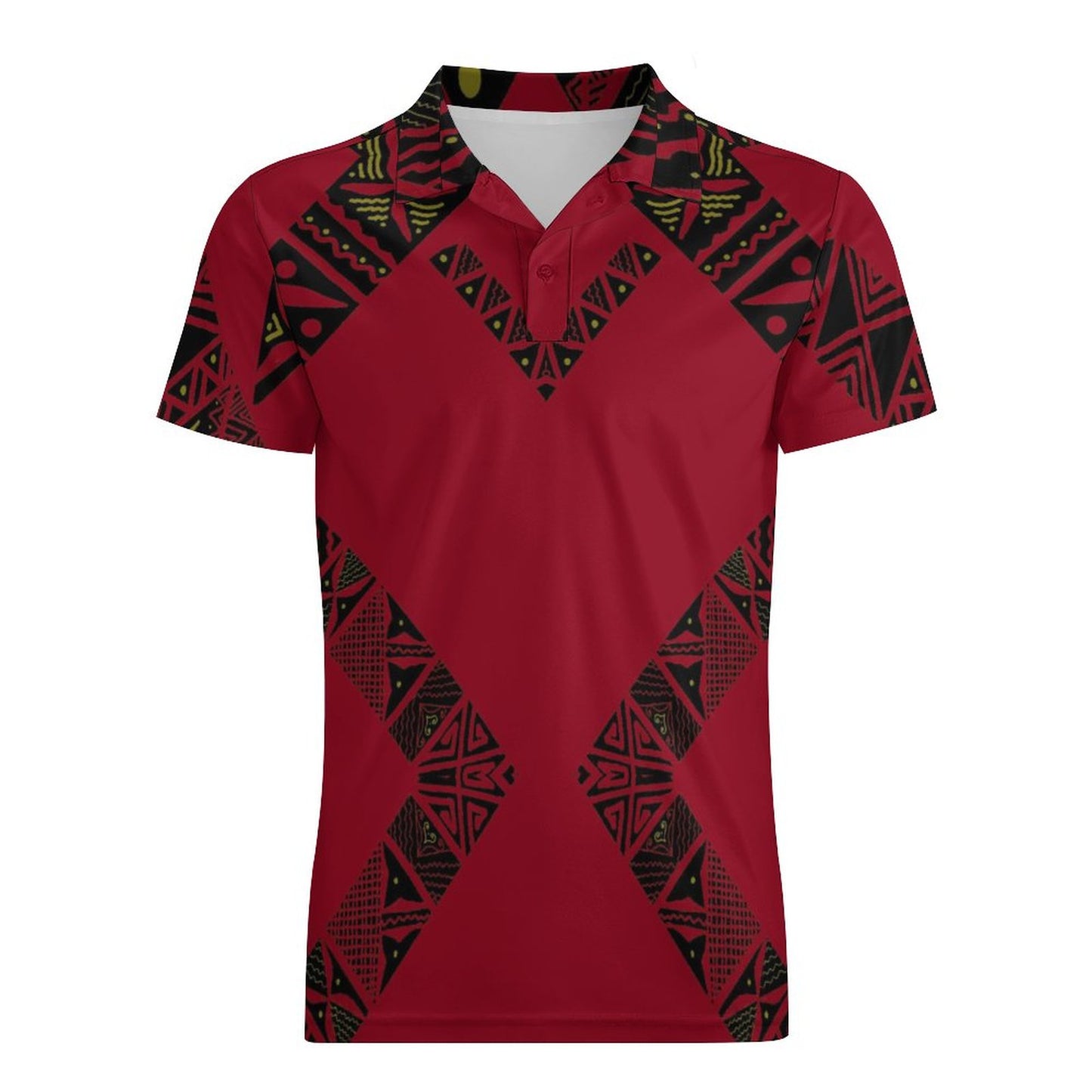 Polo pio rouge imprimé gatu