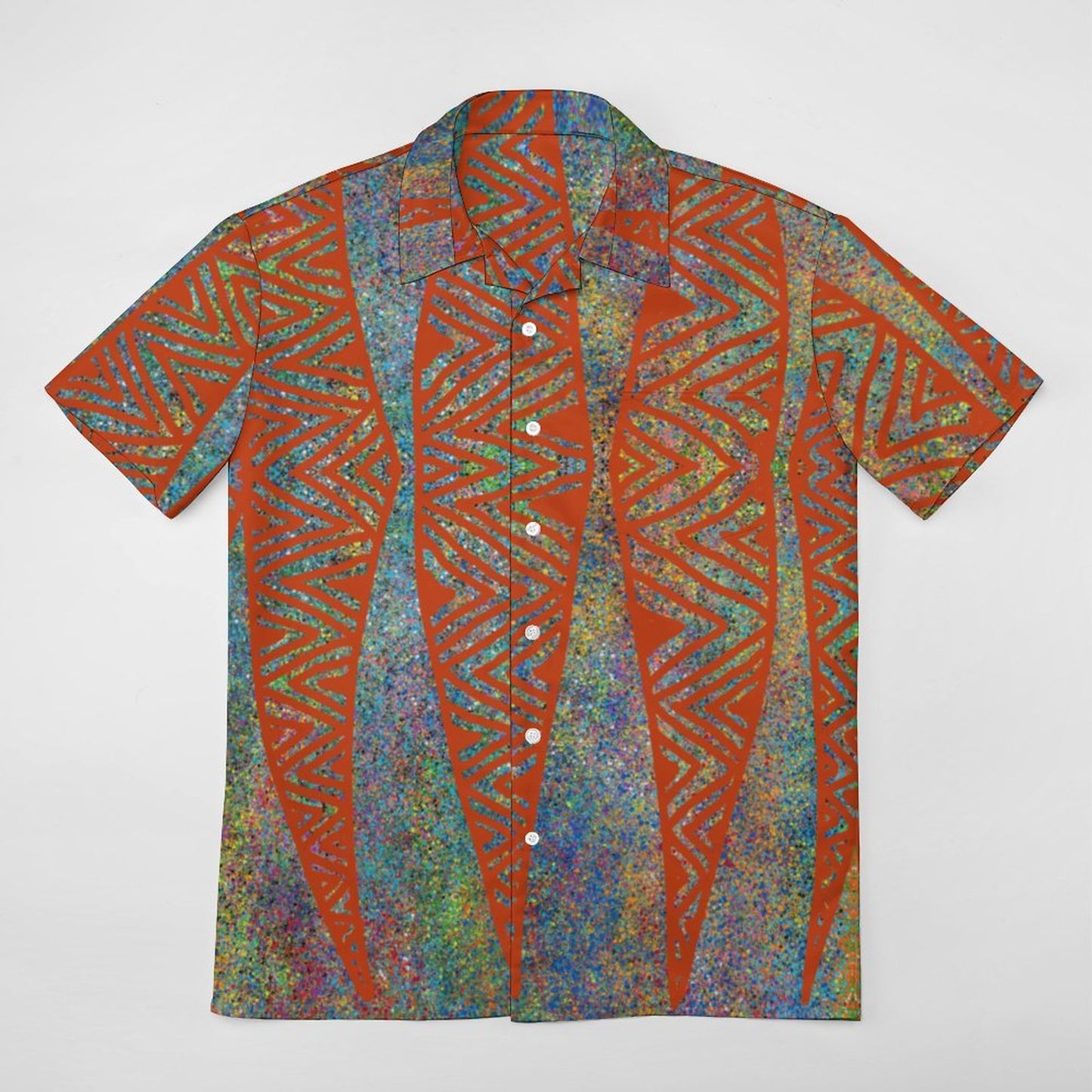Chemise hévi rouge imprimée