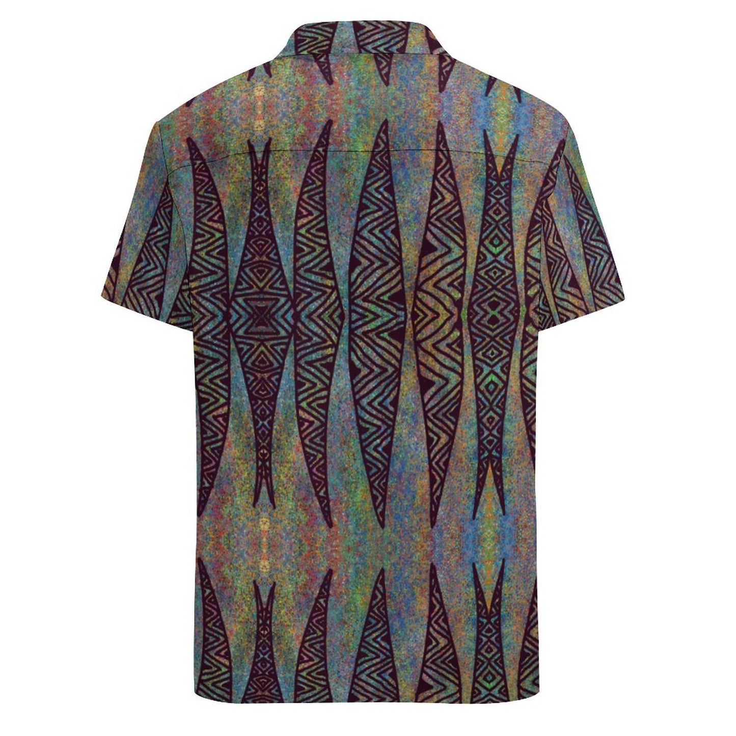 Chemise hévi prune imprimée gatu