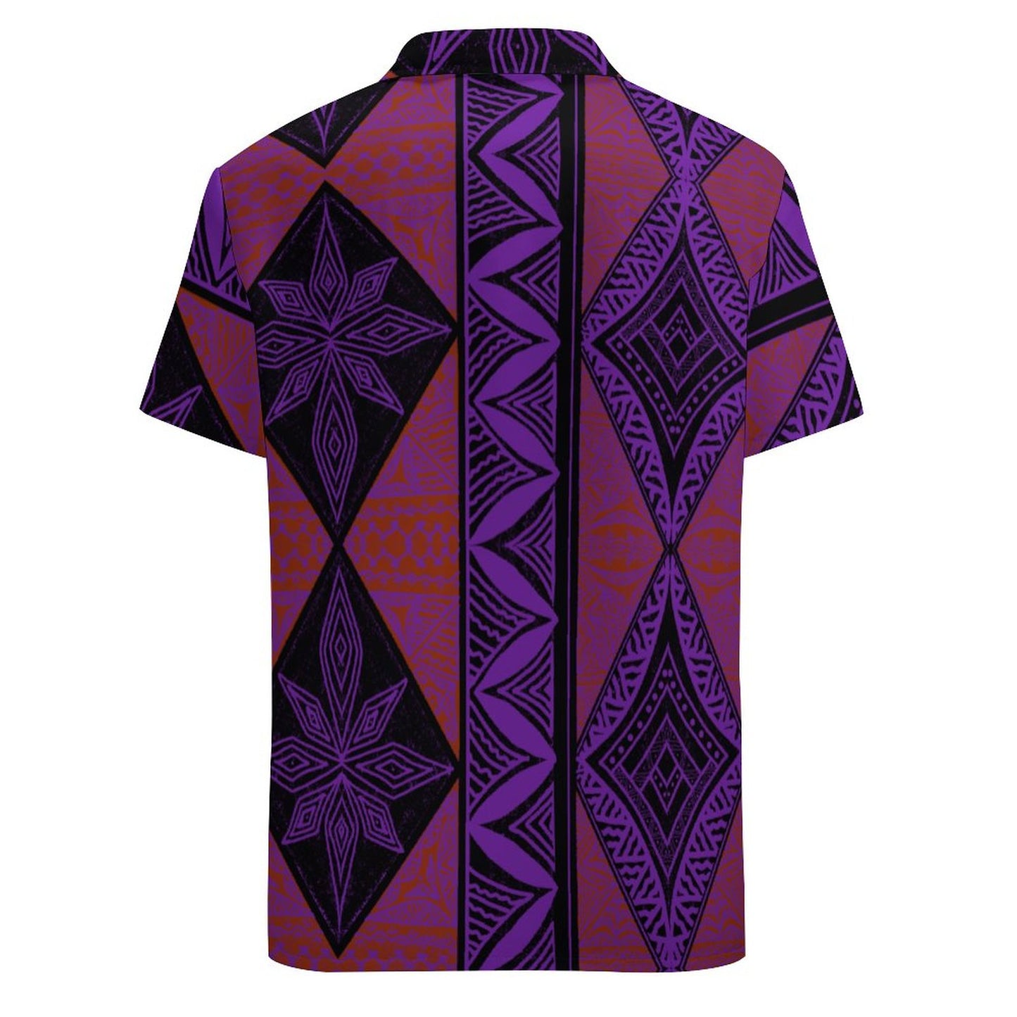 Chemise hévi violet imprimée gatu