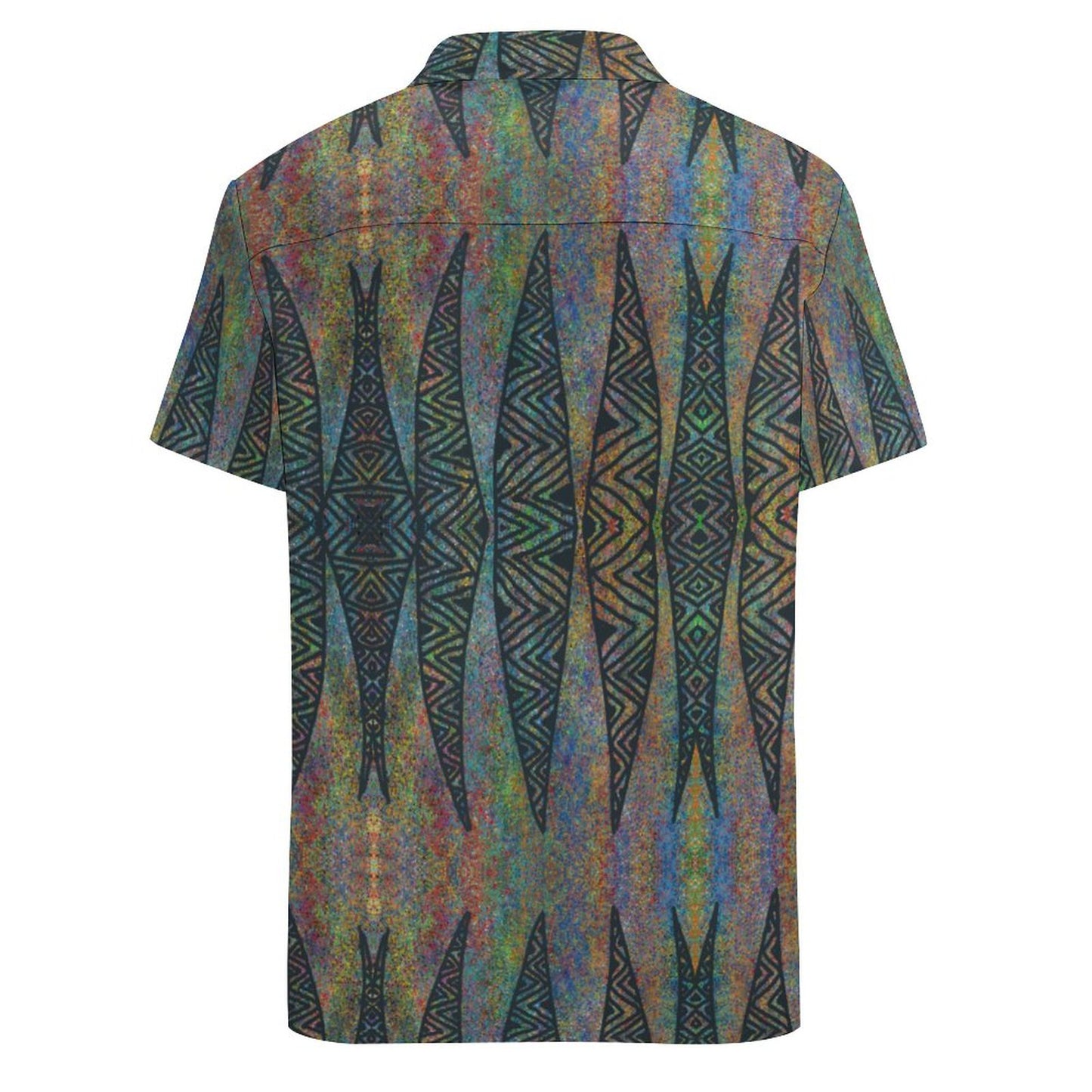 Chemise hévi vert foncé imprimée gatu