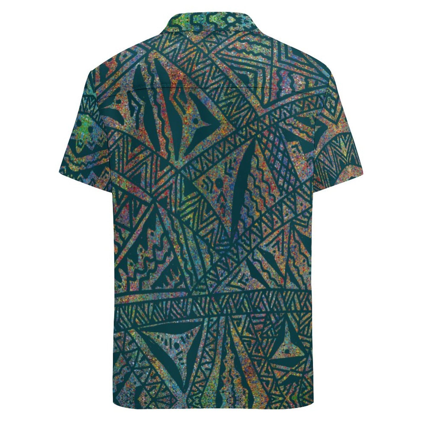Chemise hévi vert imprimée gatu