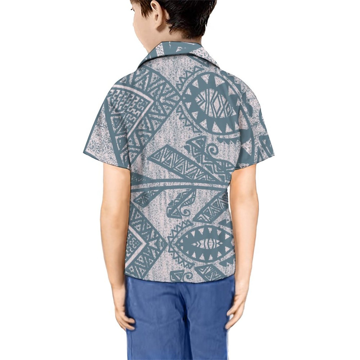 Chemise tita imprimée bleu