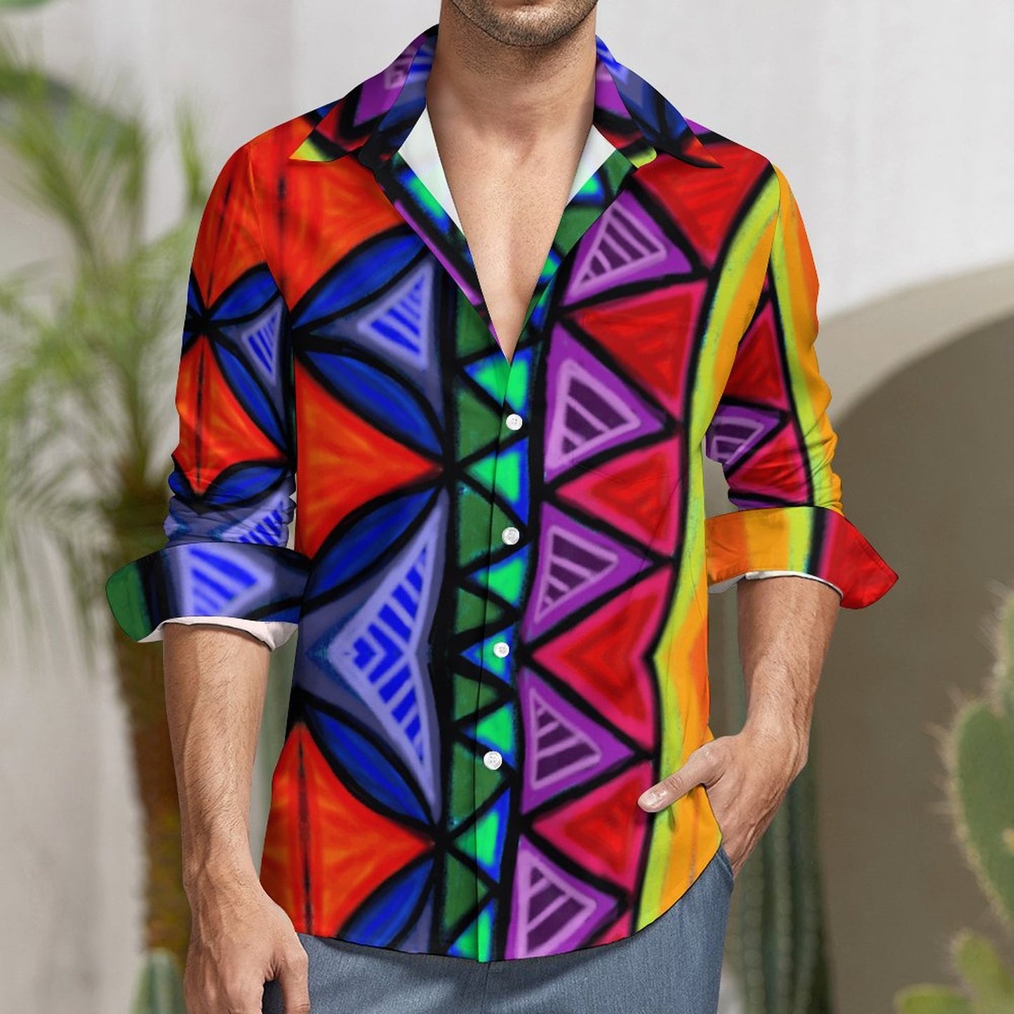 Chemise eva imprimé muliticolore