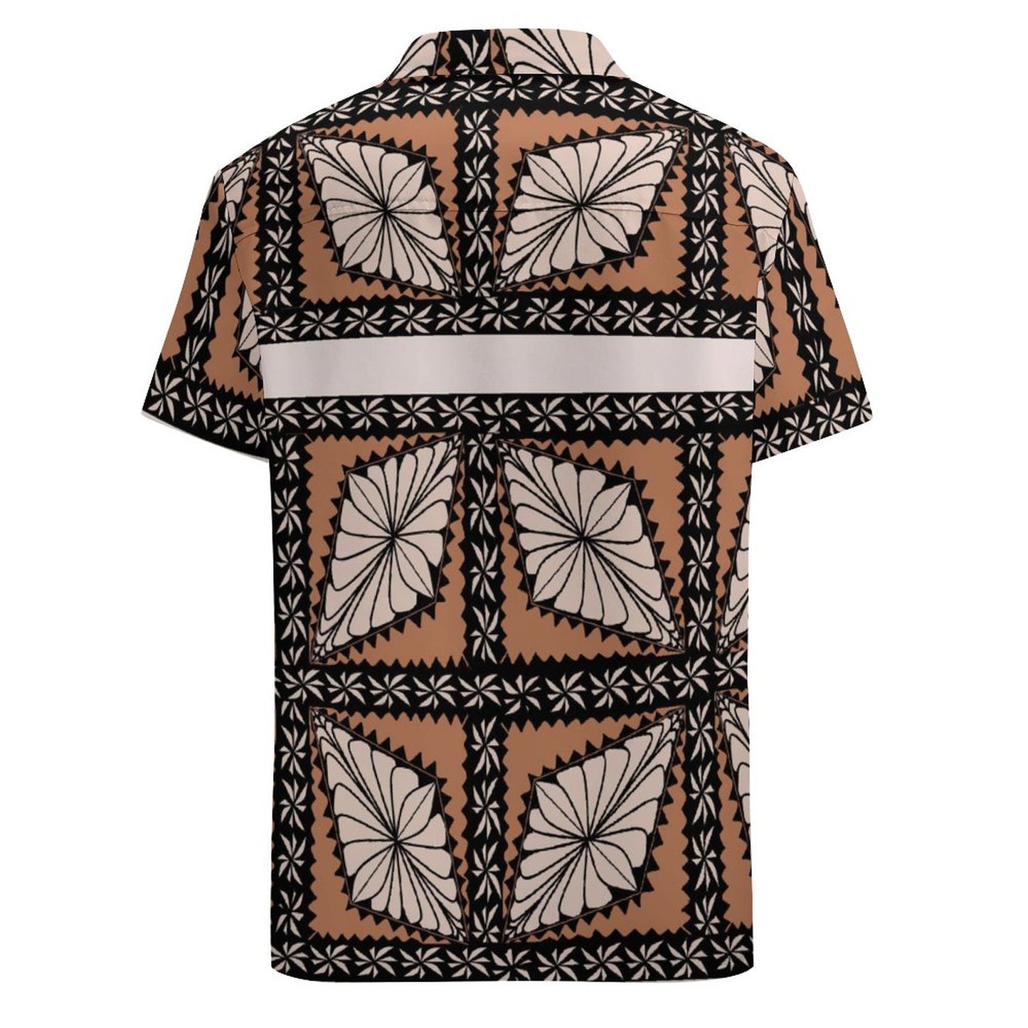 Chemise hévi marron imprimé gatu toga