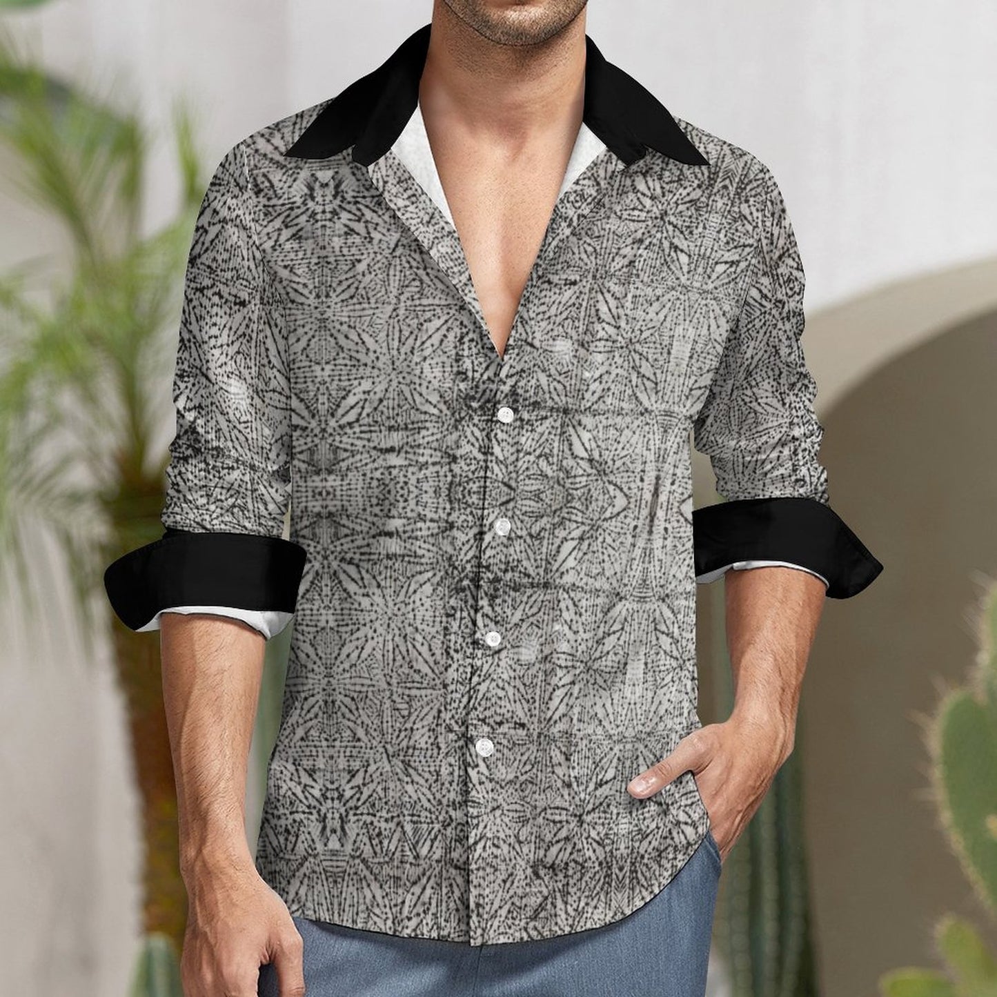Chemise kalaga imprimé kupesi