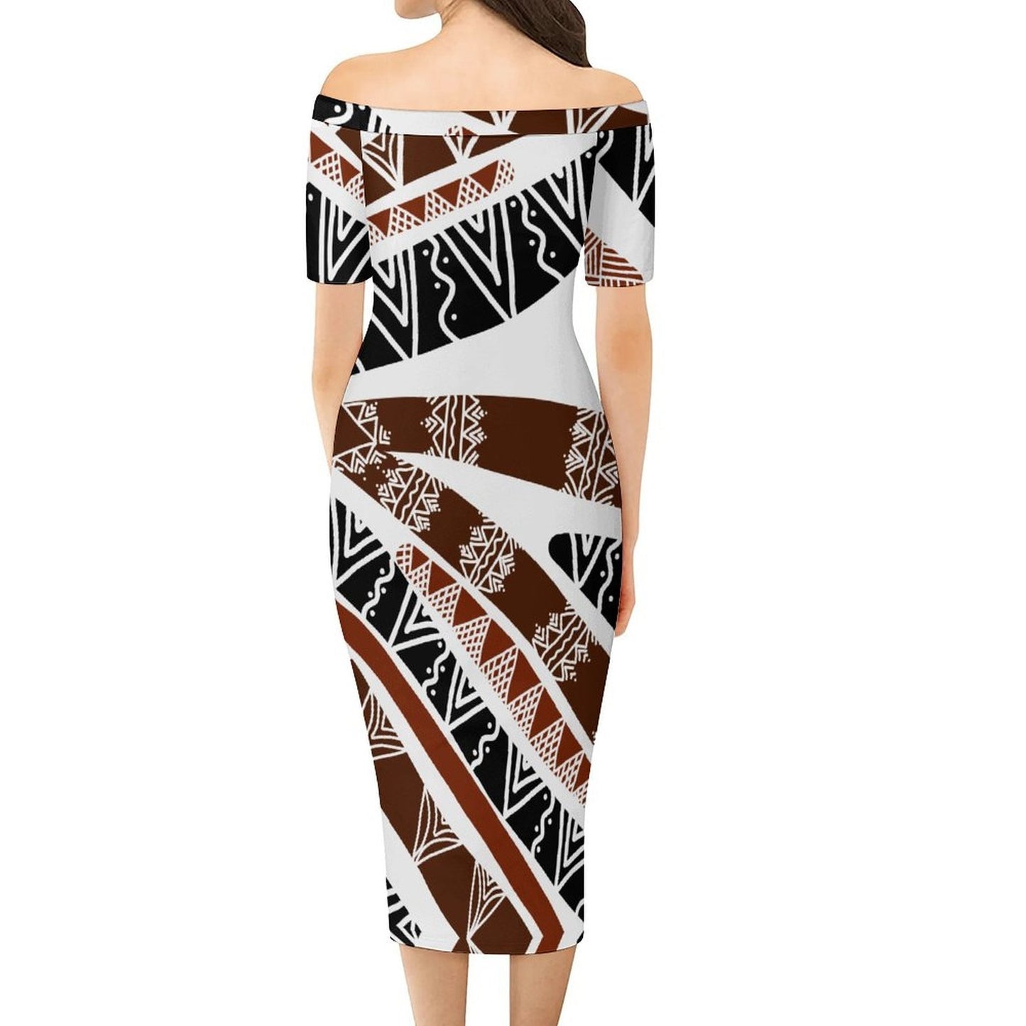 Robe longue leï blanc gatu