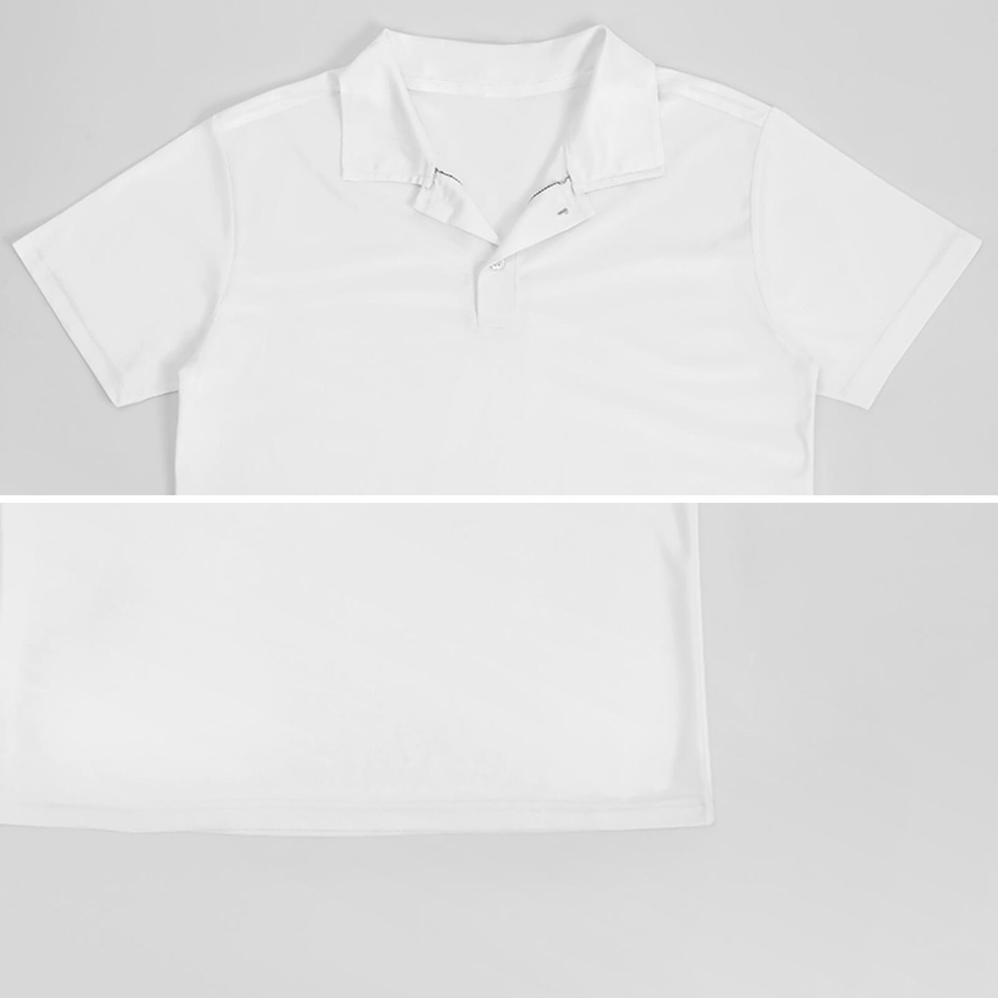 Polo pio blanc imprimé gatu