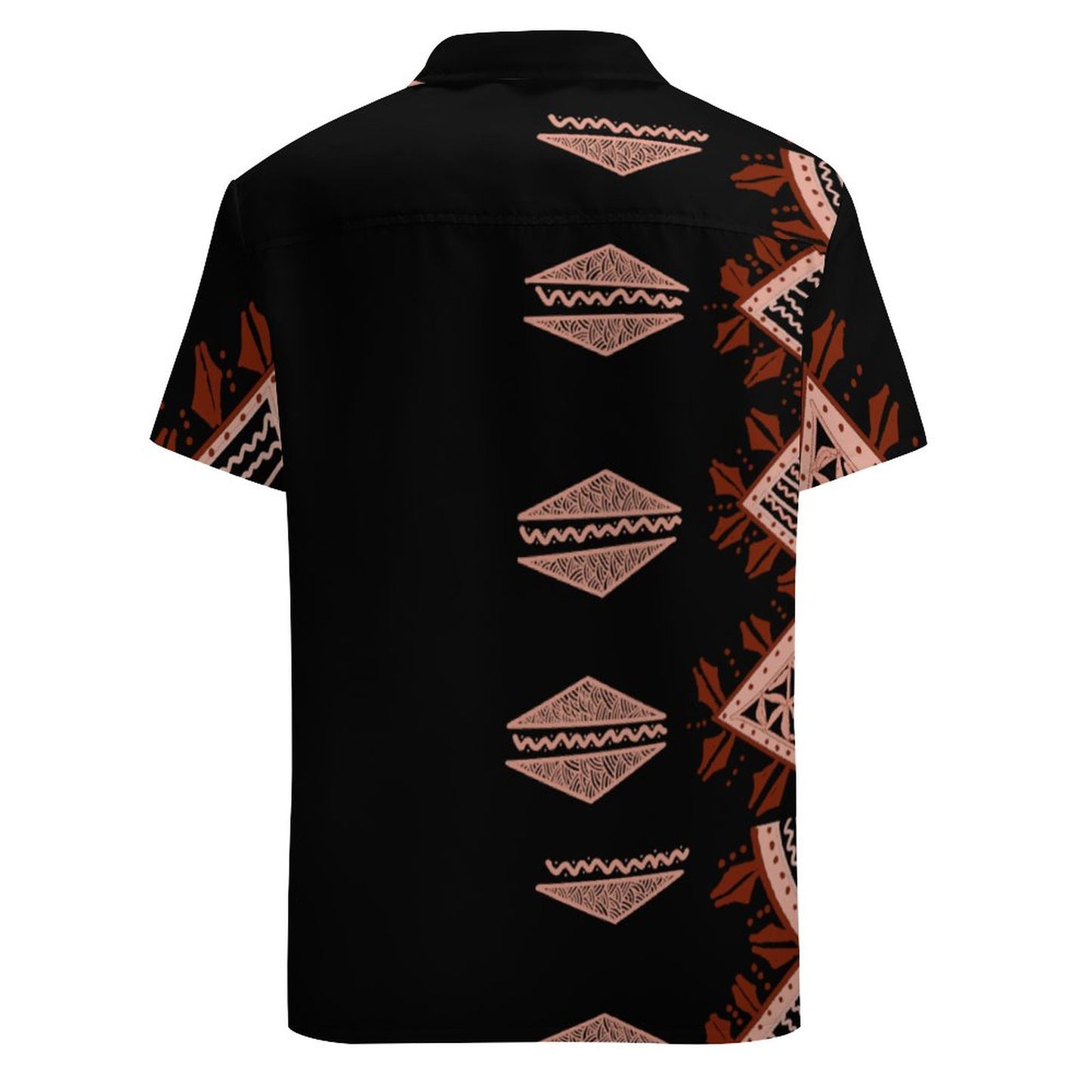 Chemise hévi noire imprimée gatu