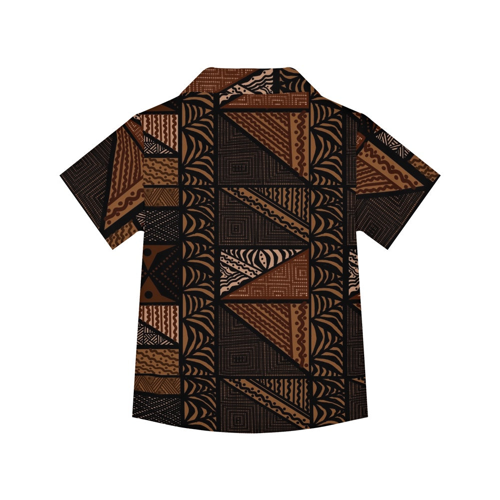 Chemise matt imprimée gatu