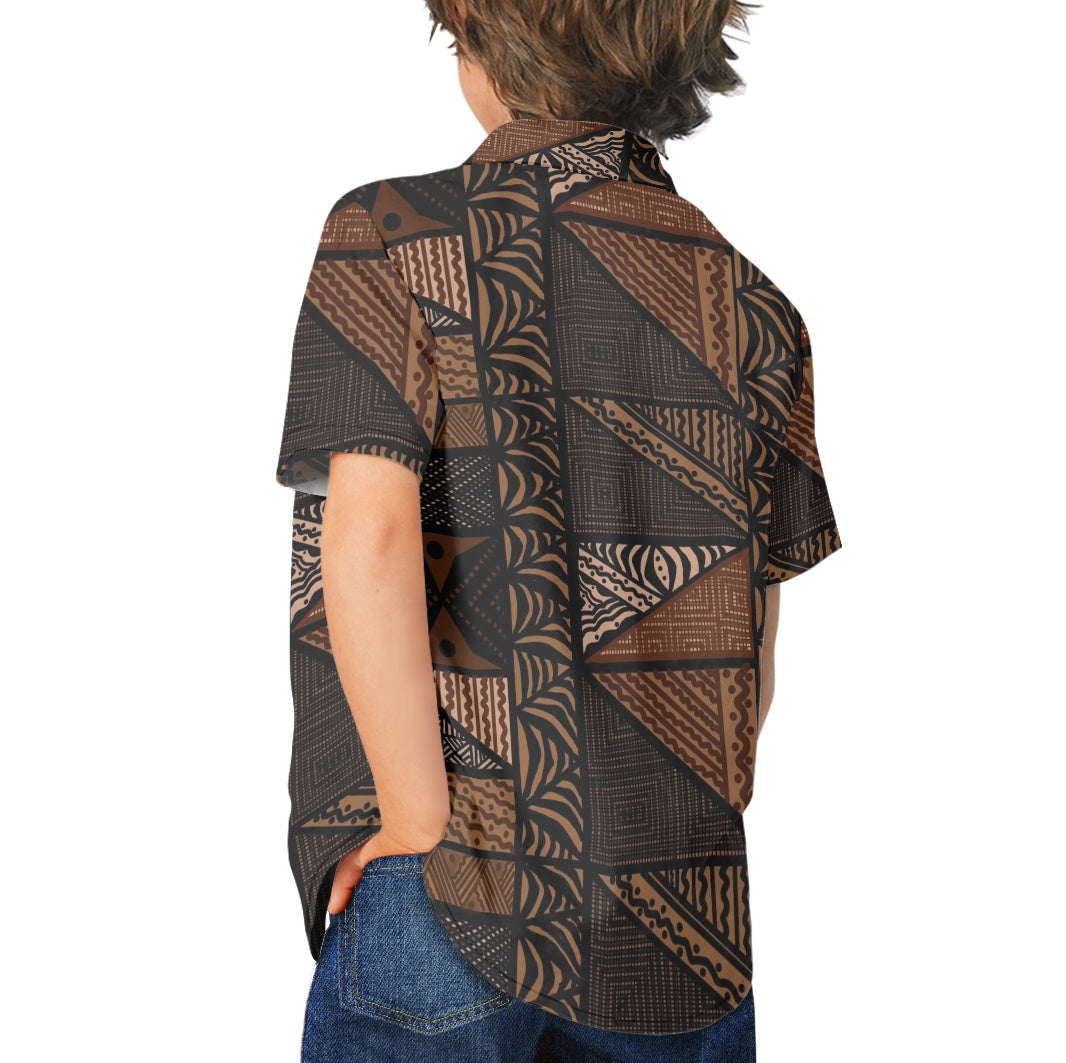 Chemise matt imprimée gatu
