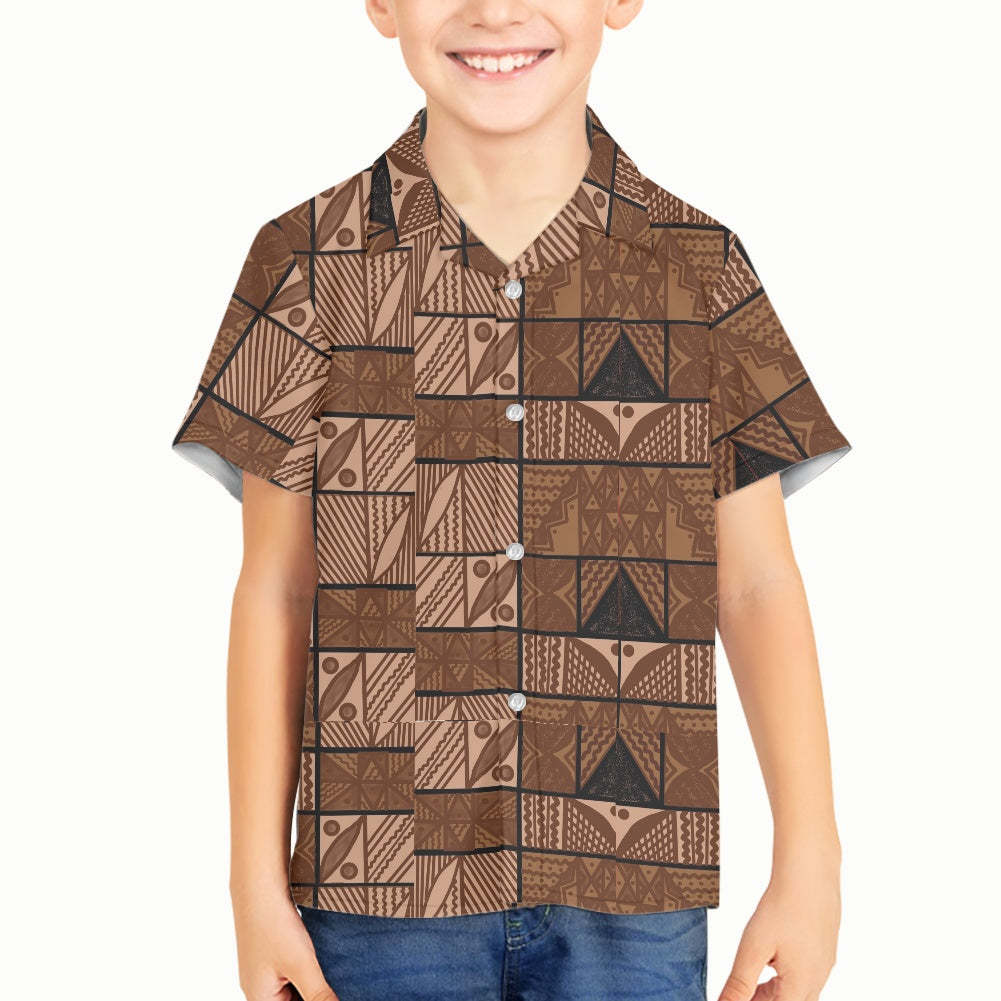 Chemise matt imprimée gatu