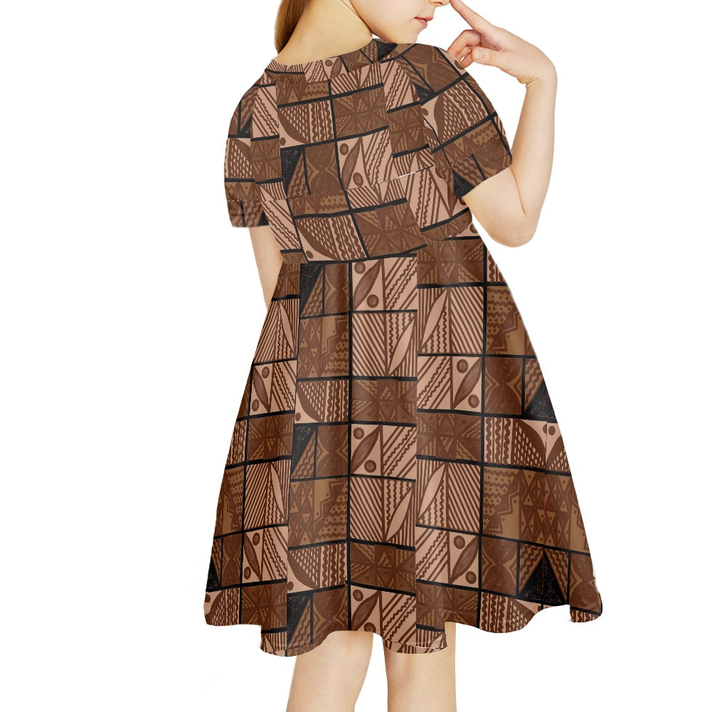 Robe lina imprimée gatu