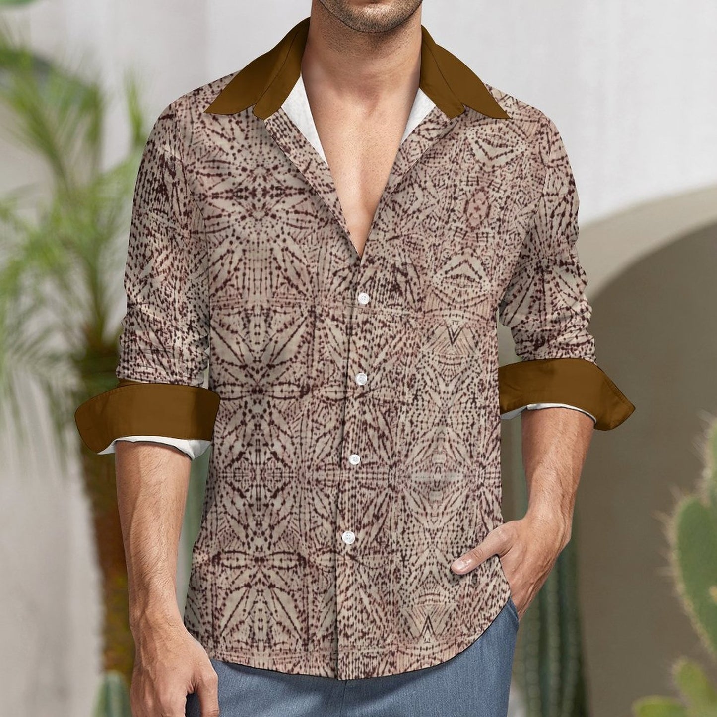 Chemise kalaga imprimé kupesi