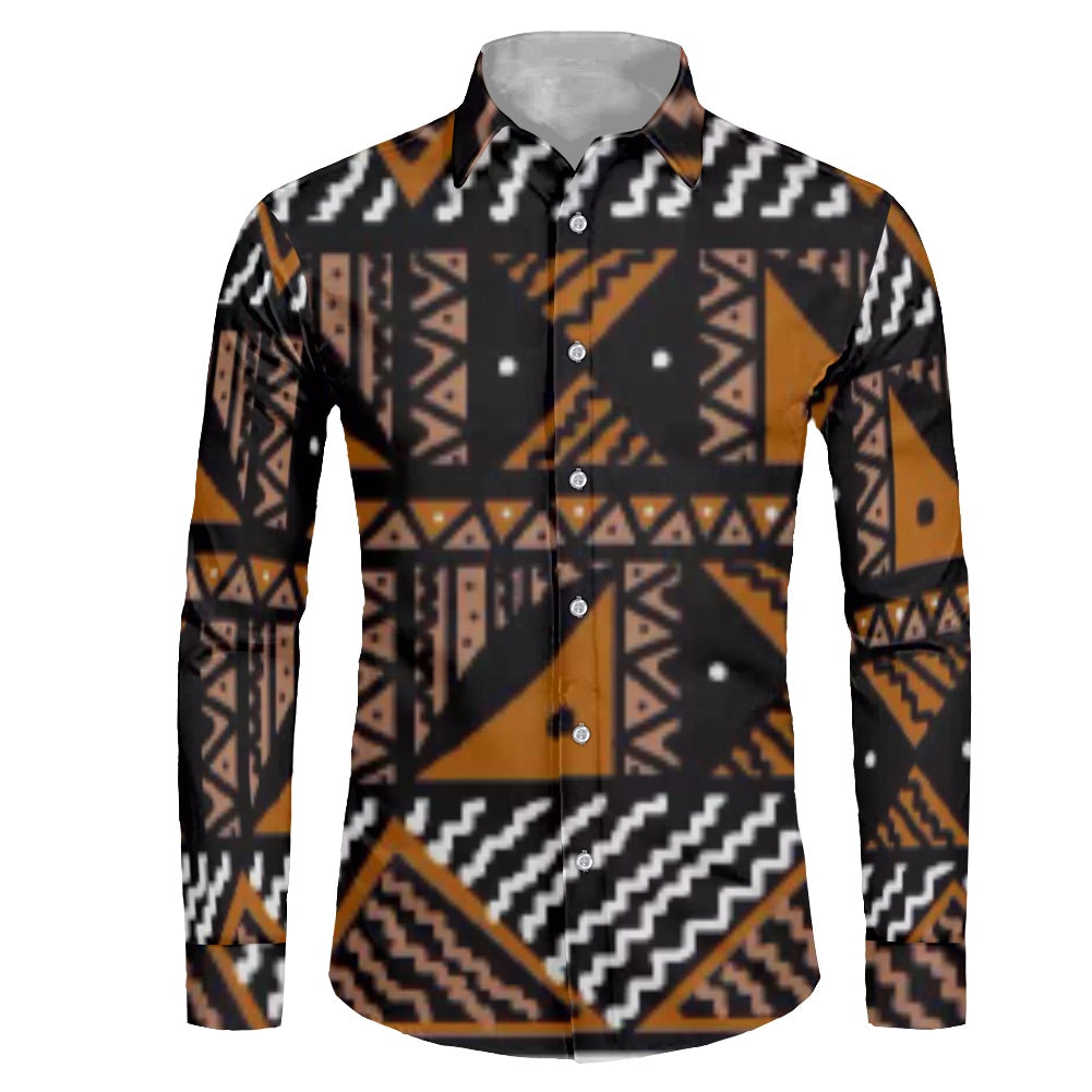 Chemise mata imprimée gatu