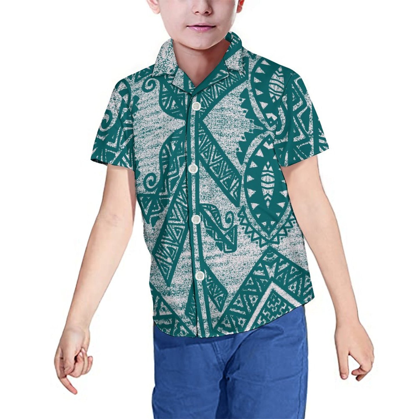 Chemise tita imprimée vert
