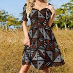 Robe ana imprimée gatu