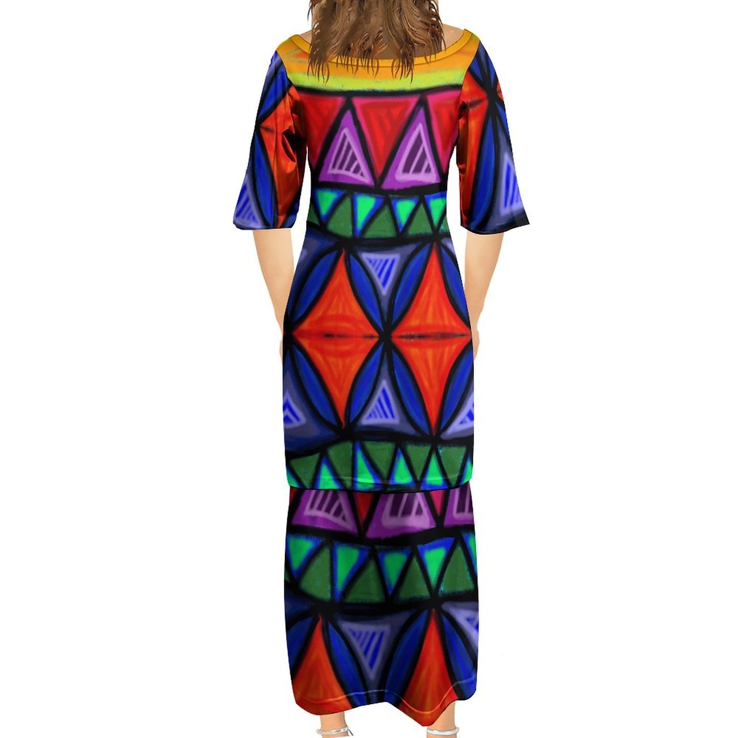 Ensemble eva imprimé multicolore
