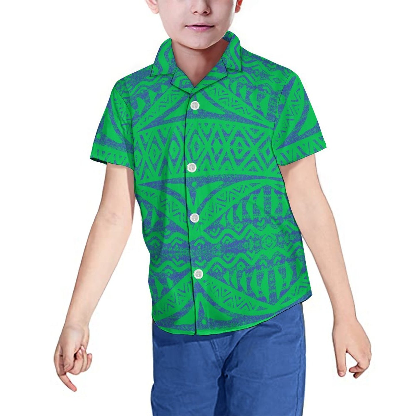 Chemise tita imprimée vert