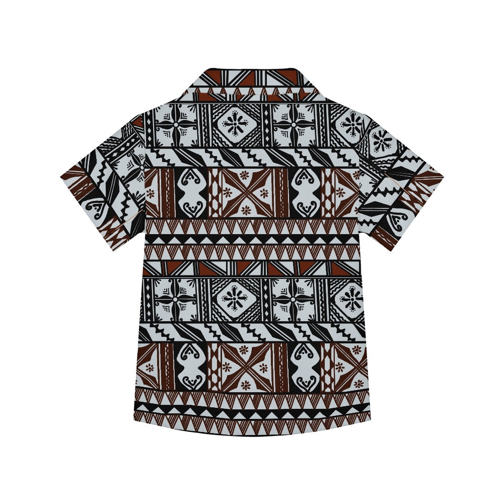 Chemise matt imprimée gatu