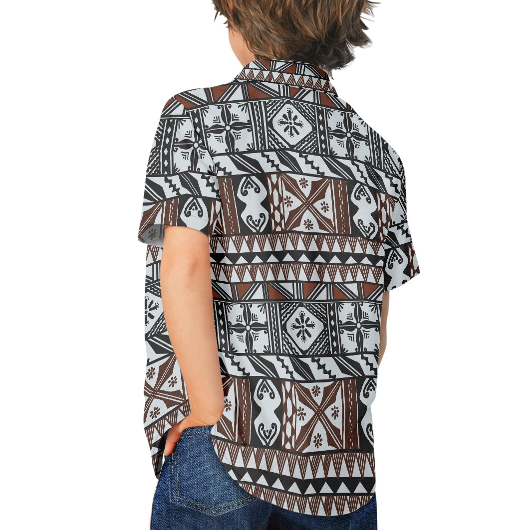 Chemise matt imprimée gatu