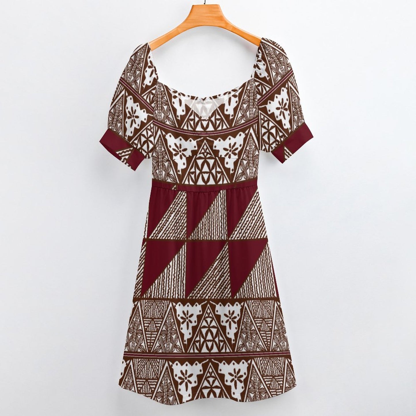 Robe ana blanc imprimée gatu