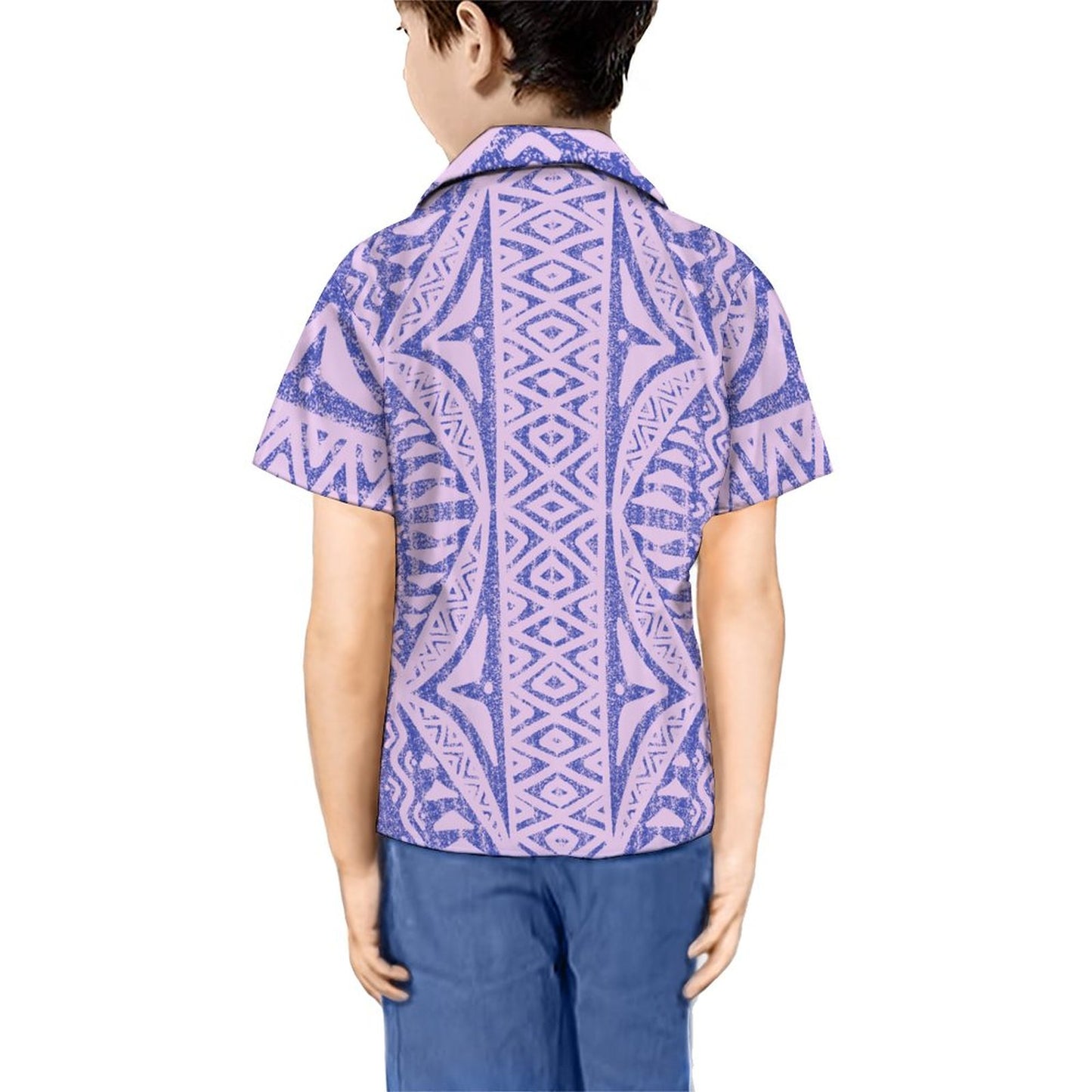 Chemise tita imprimée mauve
