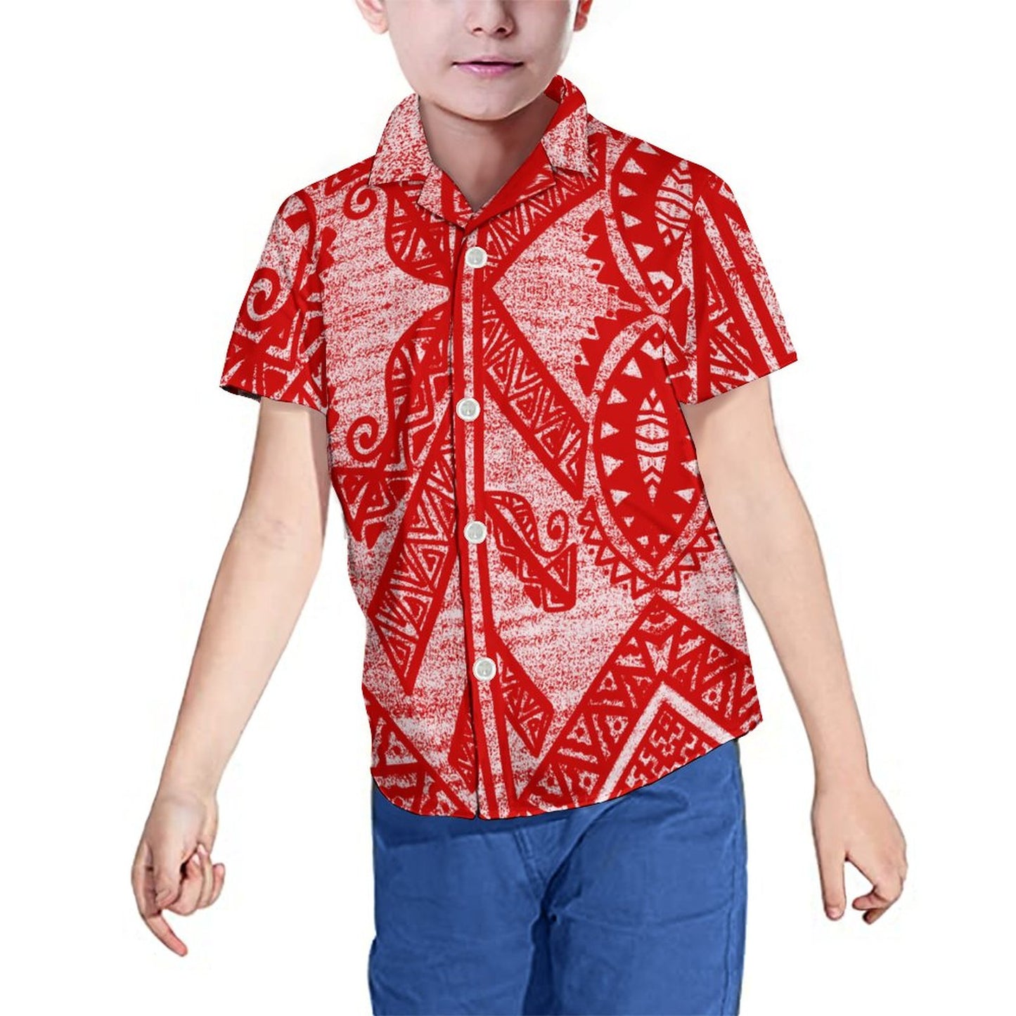 Chemise tita imprimée rouge