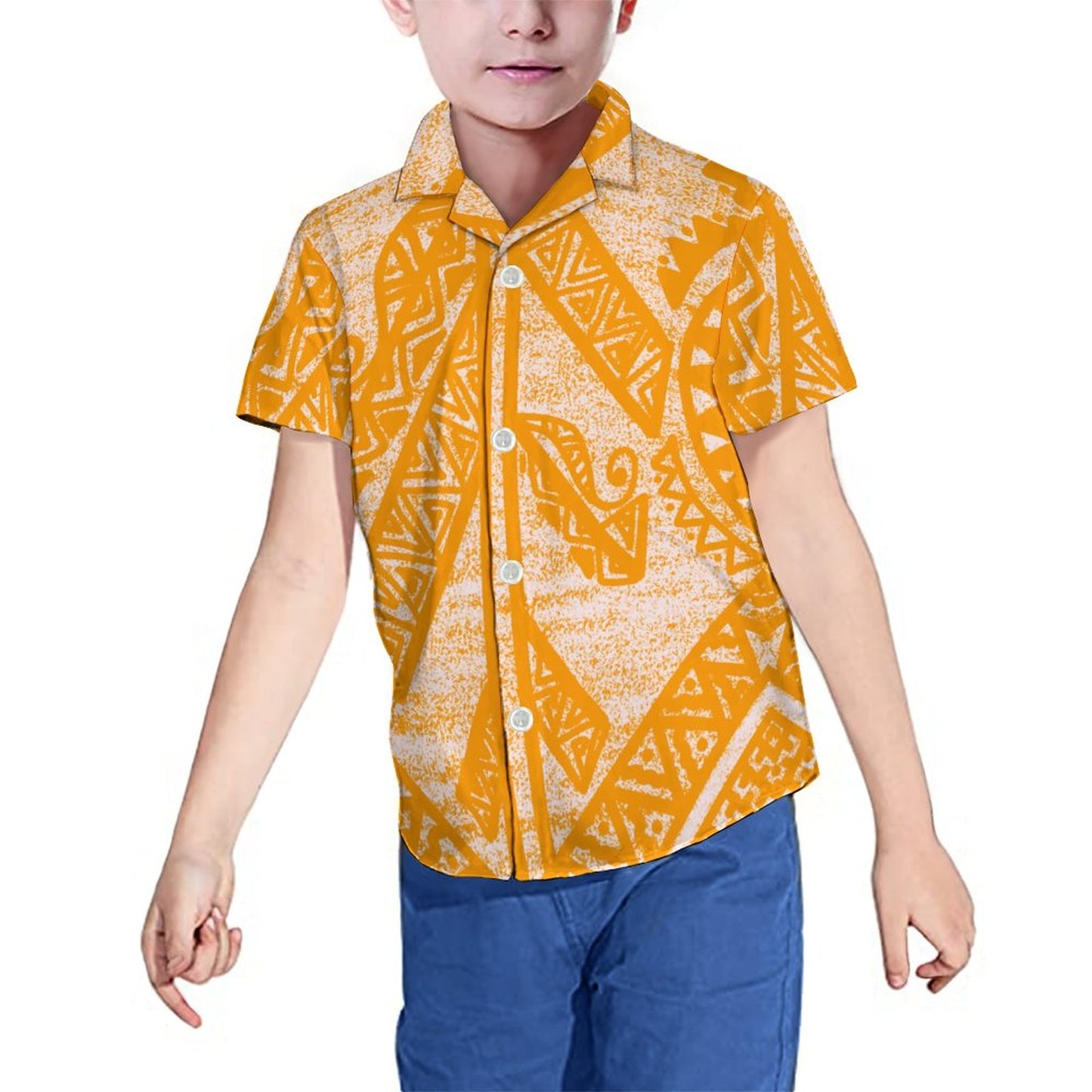 Chemise tita imprimée jaune
