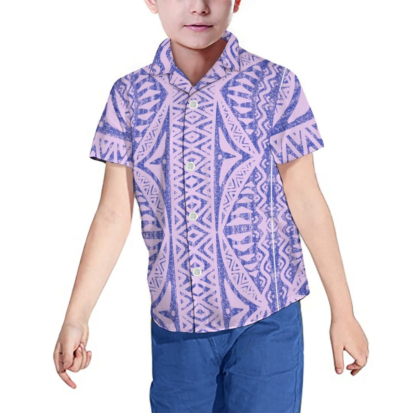 Chemise tita imprimée mauve