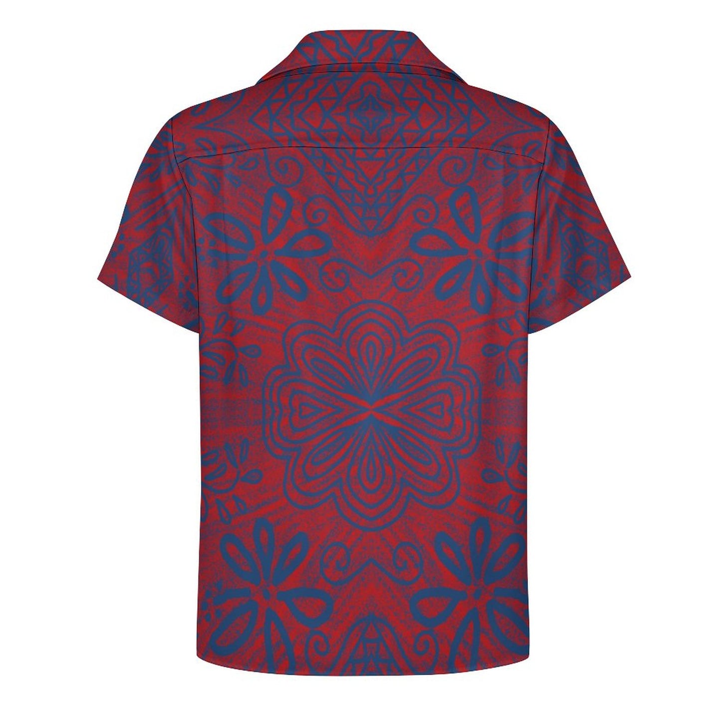 Chemise bleu imprimé fleur