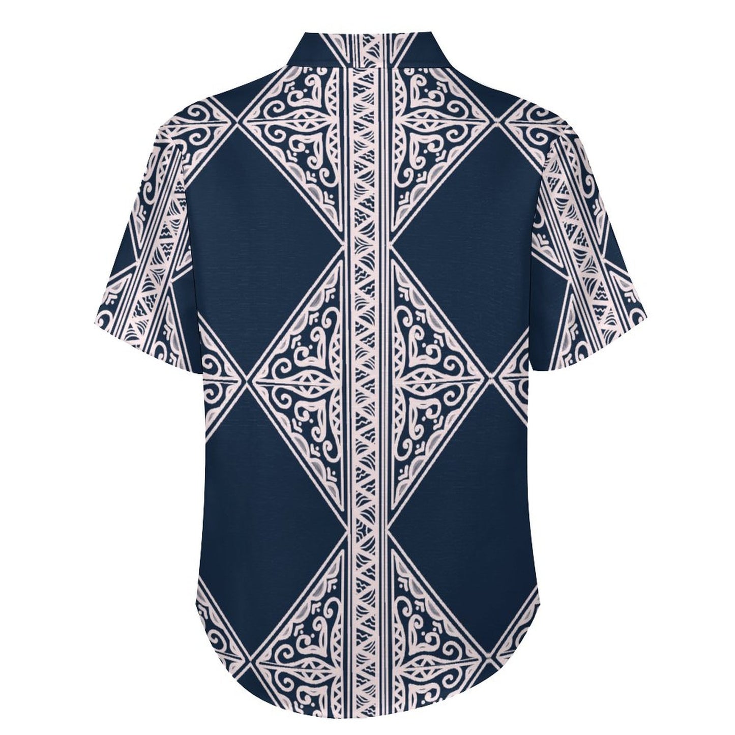 Chemise bleu pacific imprimé gatu