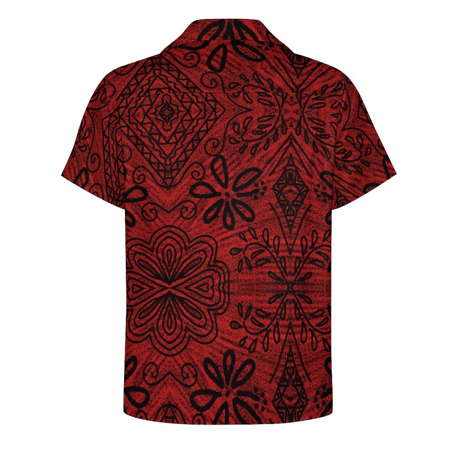 Chemise noir imprimé fleur