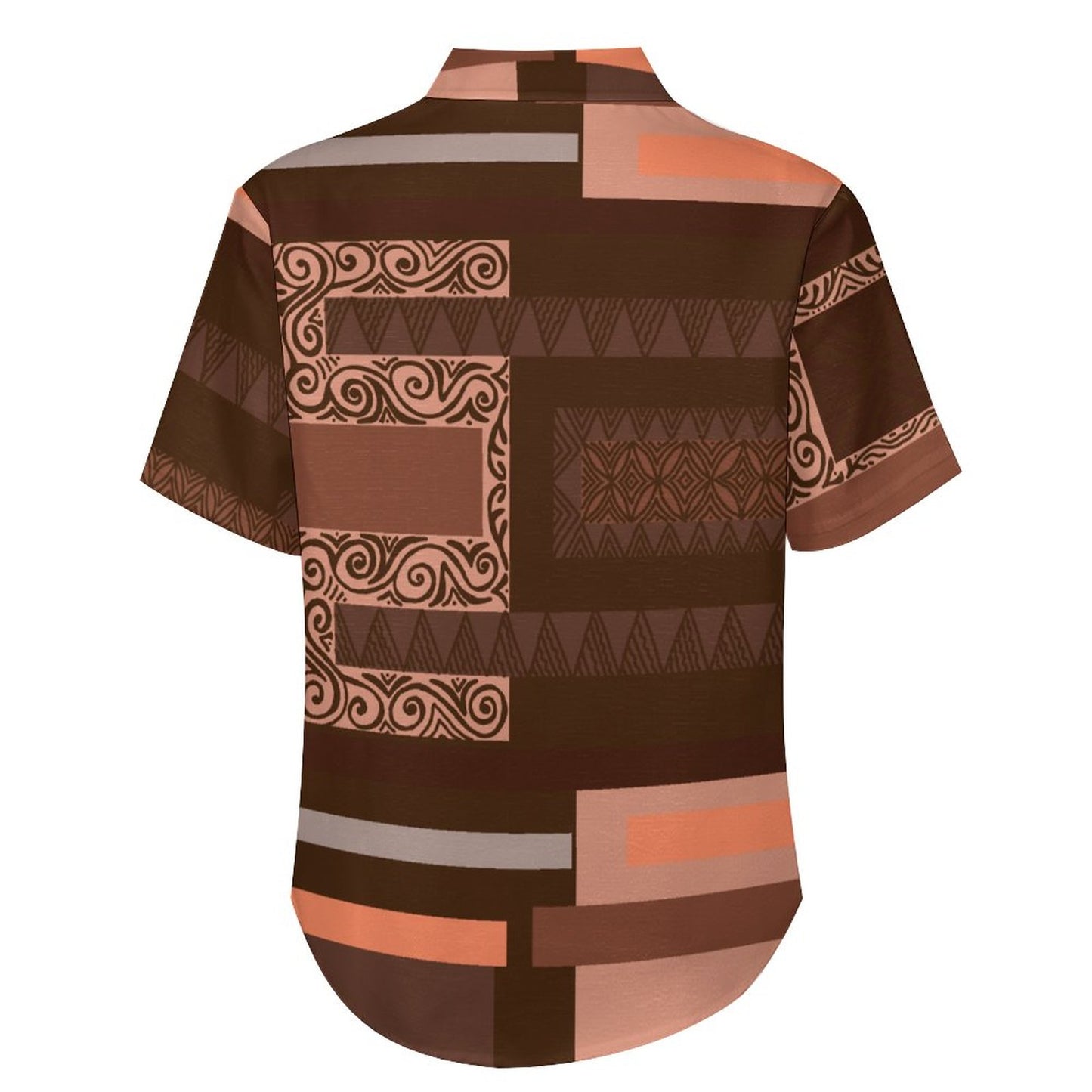 Chemise marron pacific imprimé gatu