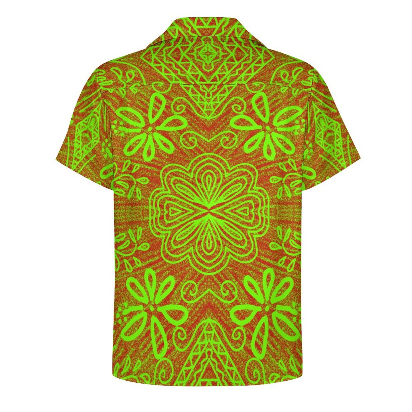 Chemise vert claire imprimé fleur