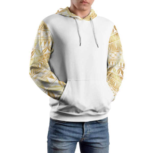 Sweat à capuche blanc