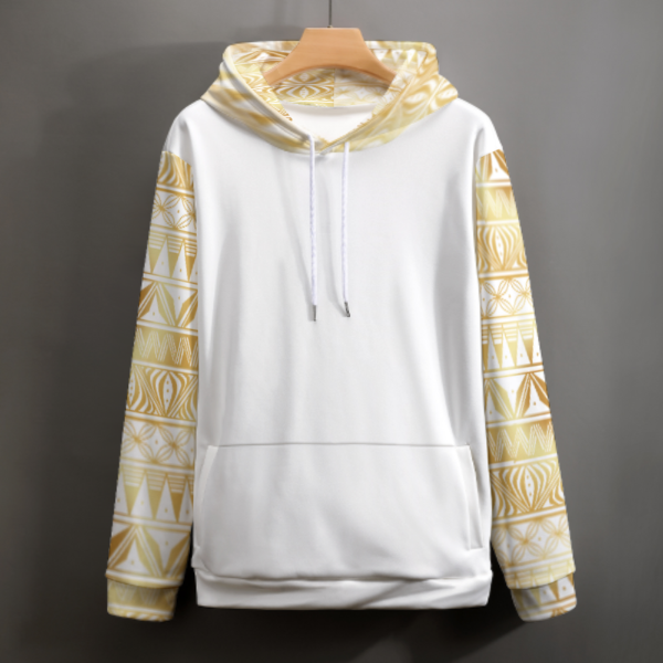 Sweat à capuche blanc