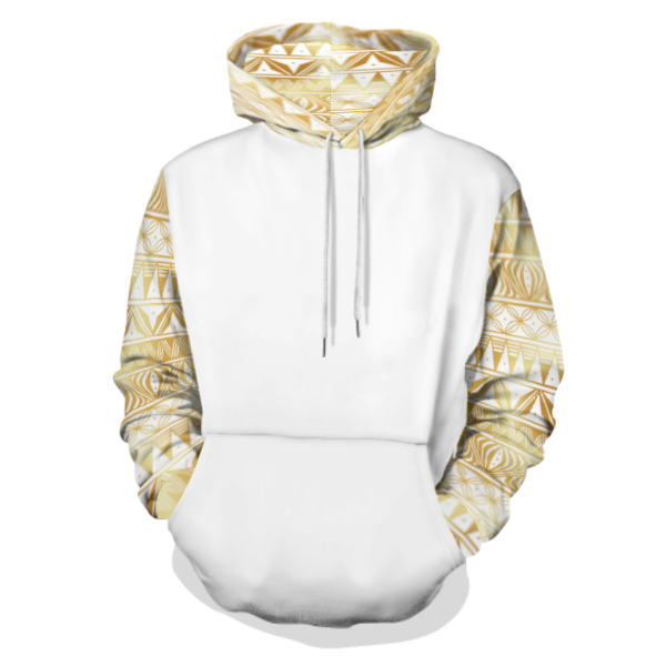 Sweat à capuche blanc