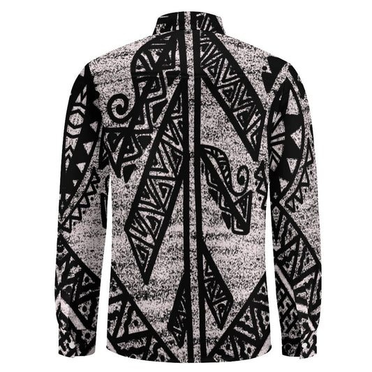 Chemise kalaga noir imprimé