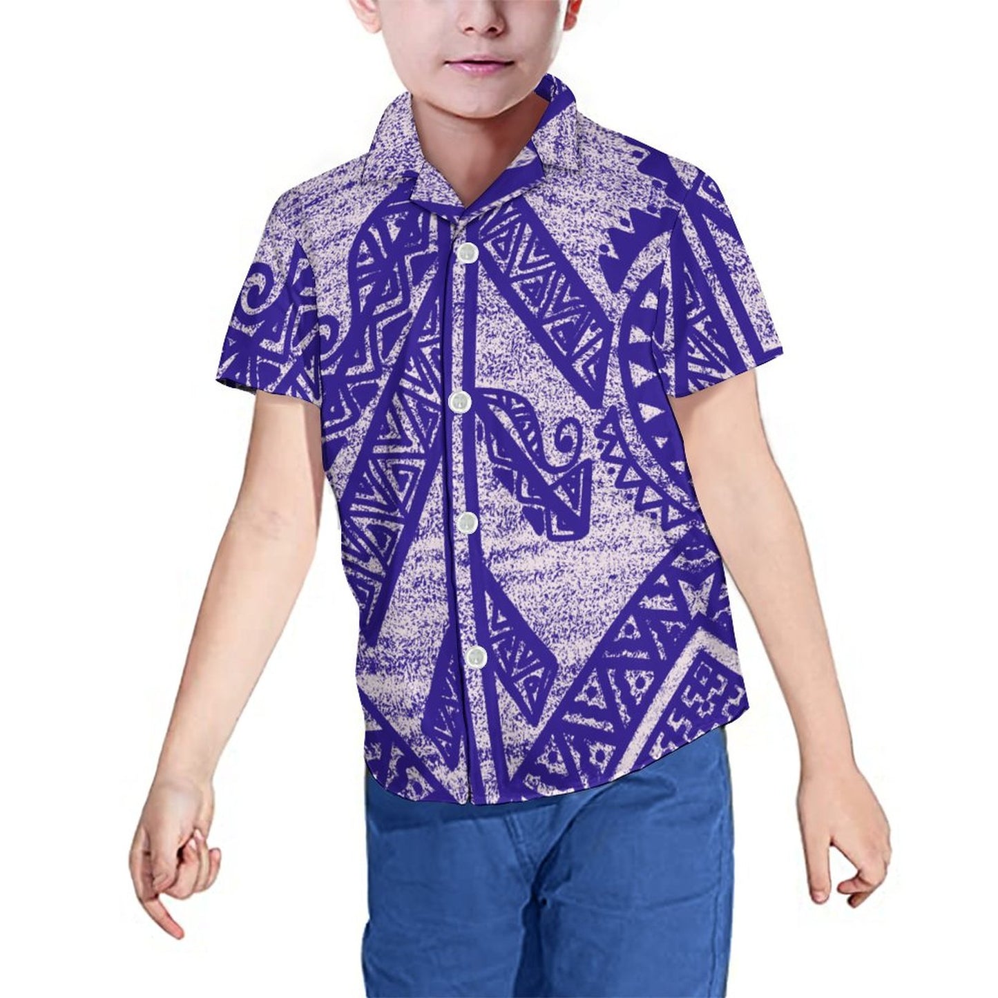 Chemise tita imprimée violet