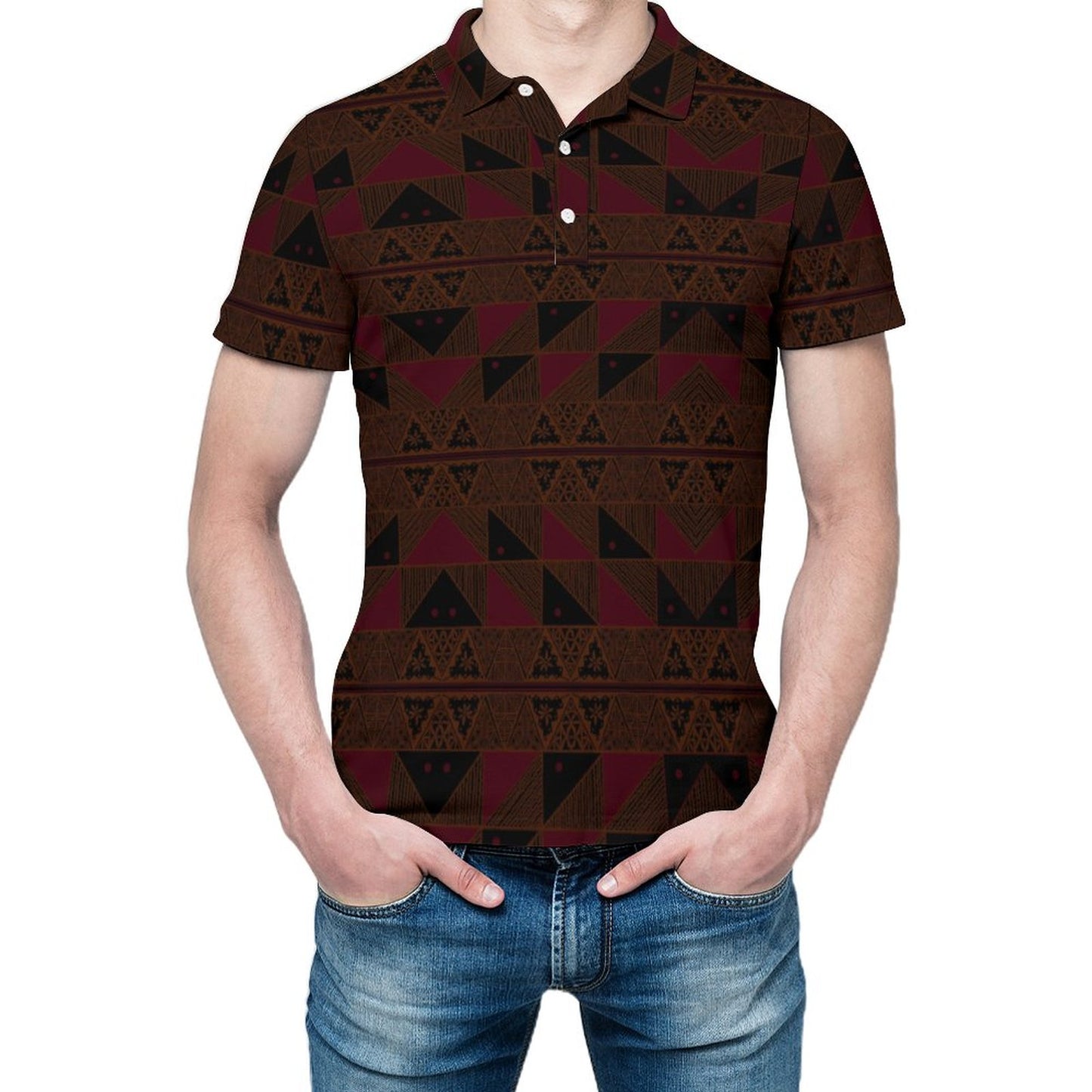 Polo pio homme imprimée gatu