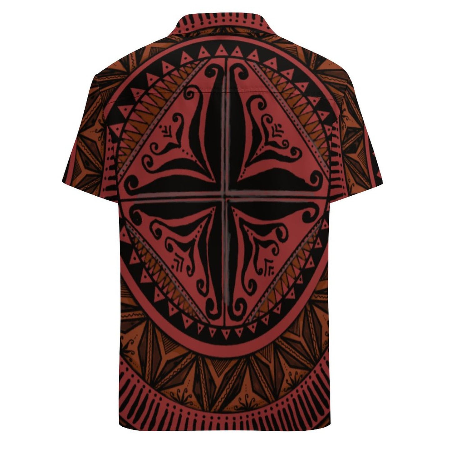 Chemise hévi rouge imprimée gatu