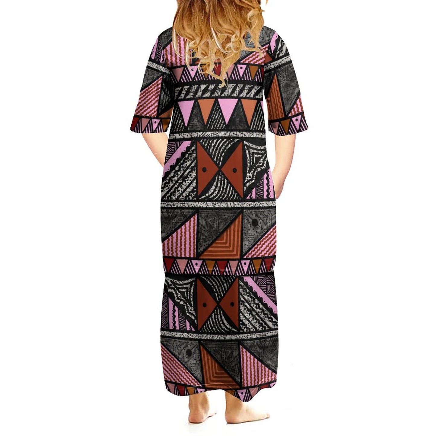 Ensemble haut/jupe fillette rose motif gatu