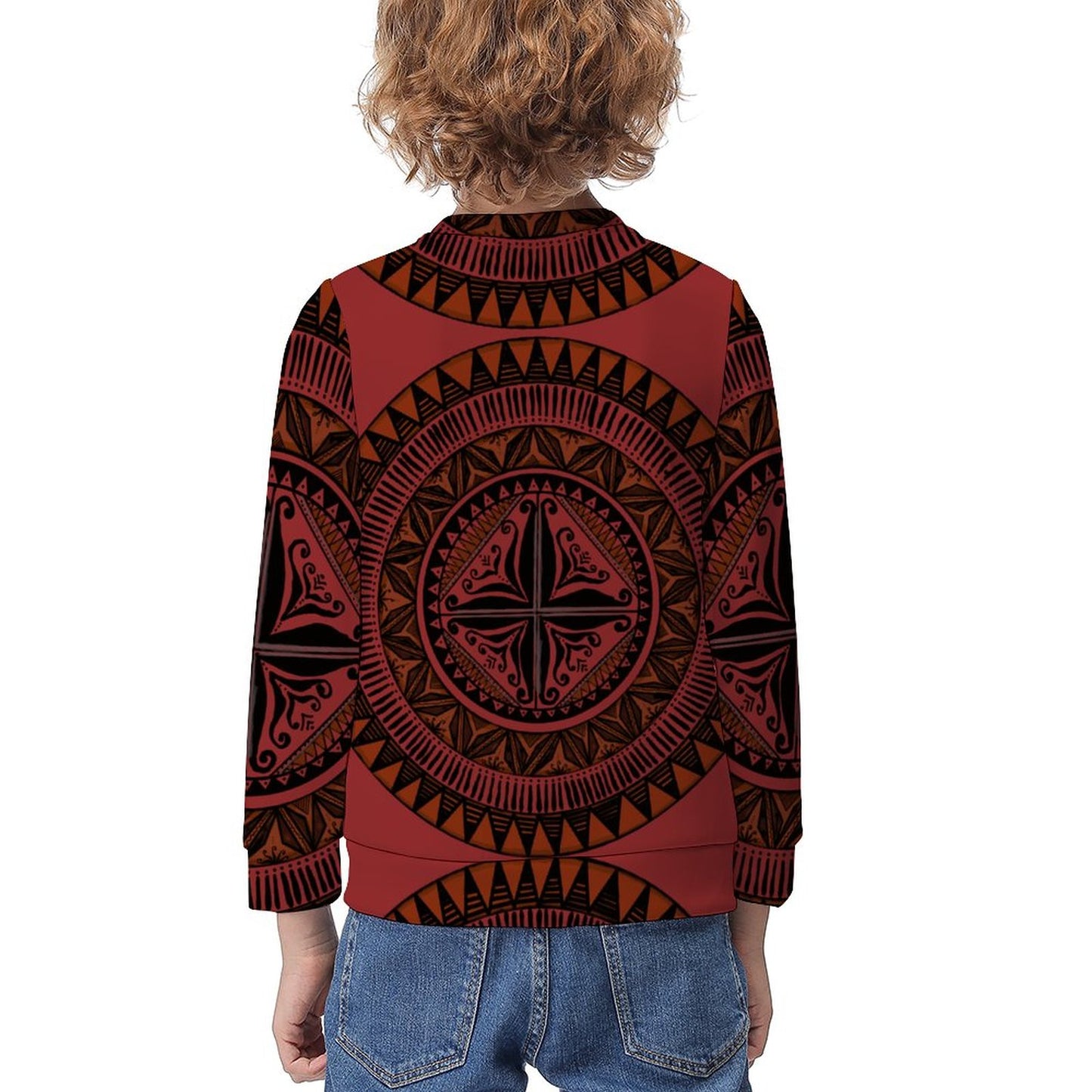 Pull paul rouge imprimée gatu