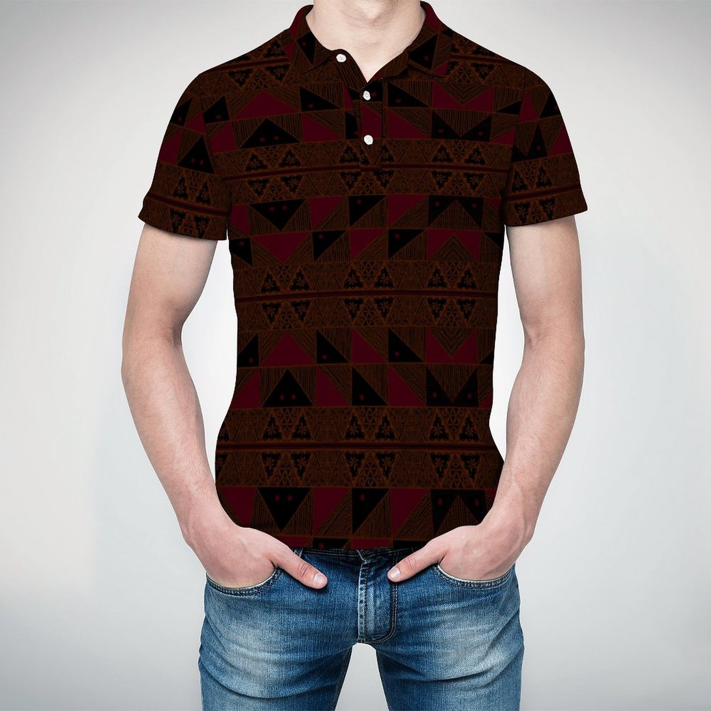Polo pio homme imprimée gatu