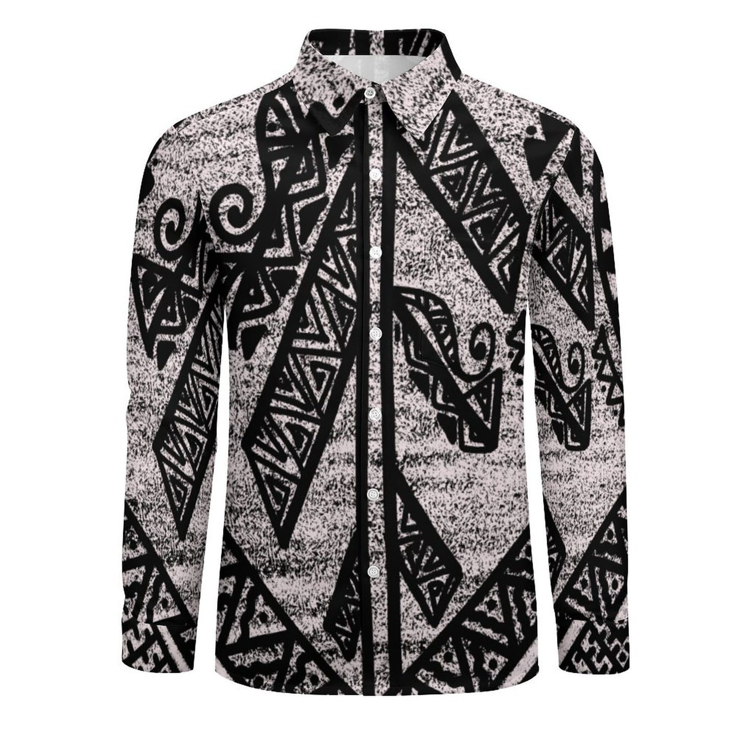 Chemise kalaga noir imprimé
