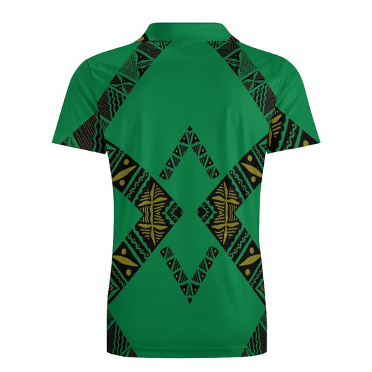 Polo pio vert imprimée gatu